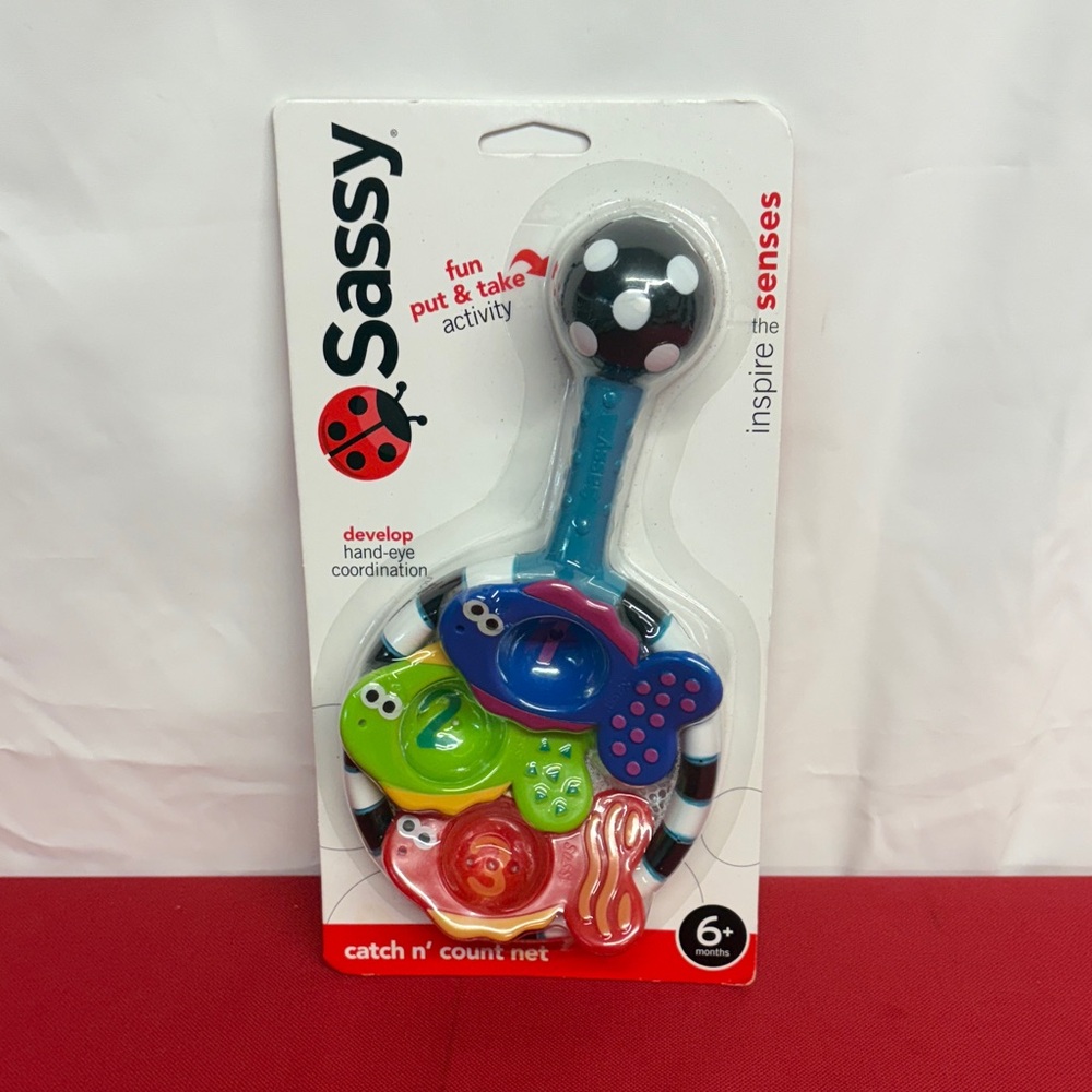 Sassy Catch and Count Net, Blue, Green, Red